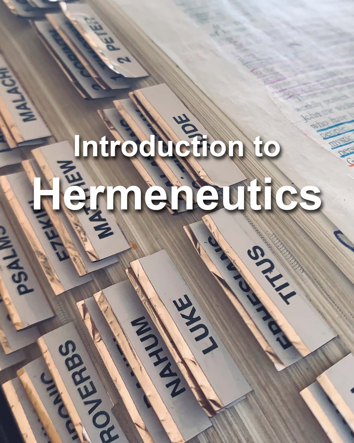 Introduction to Hermeneutics